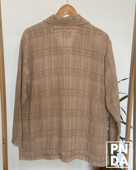 Camisa Check Beige Democracy
