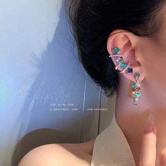 EAR CUFF COLOR RETRO GLAM TOP
