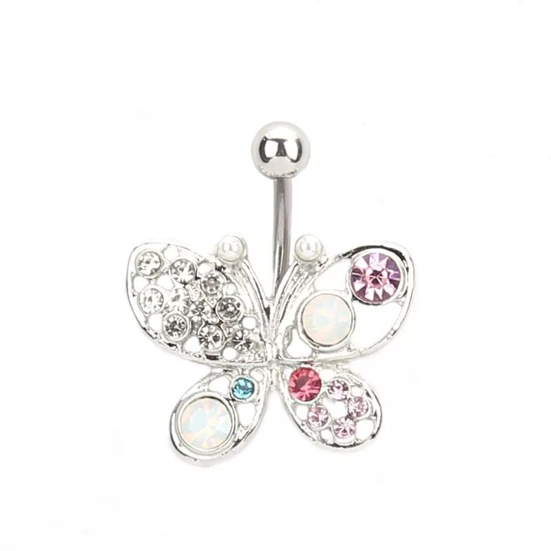 PIERCING OMBLIGO BUTTERFLY v5