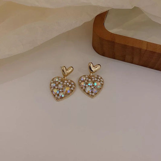 ARETES GLAM HEART BLING