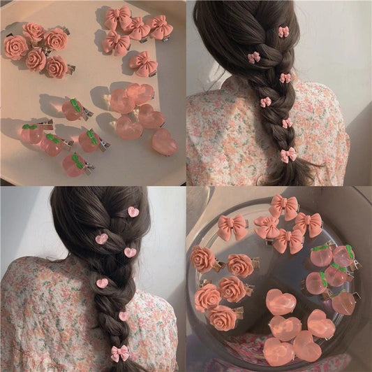 HAIRPIN COLOR PEACH 5pcs.