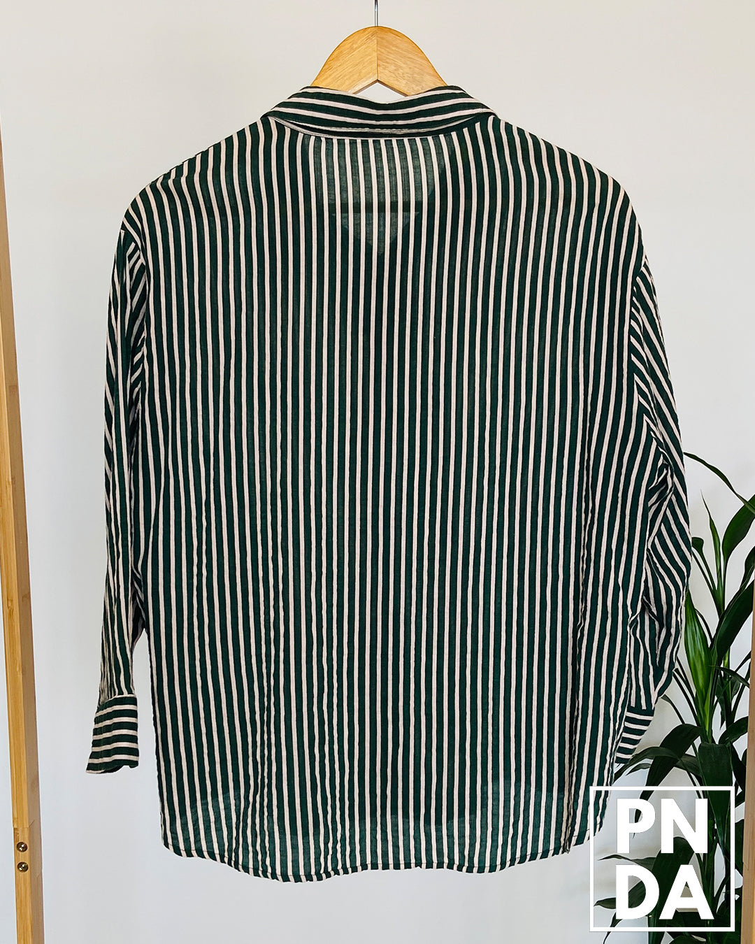 Camisa rayas verde EVA