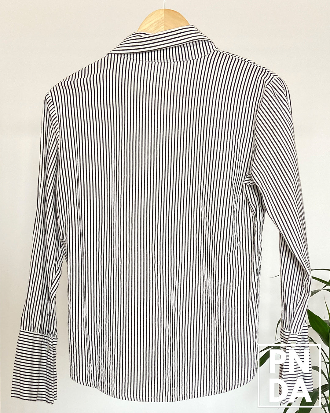 Camisa a rayas blanco y negro Chemy