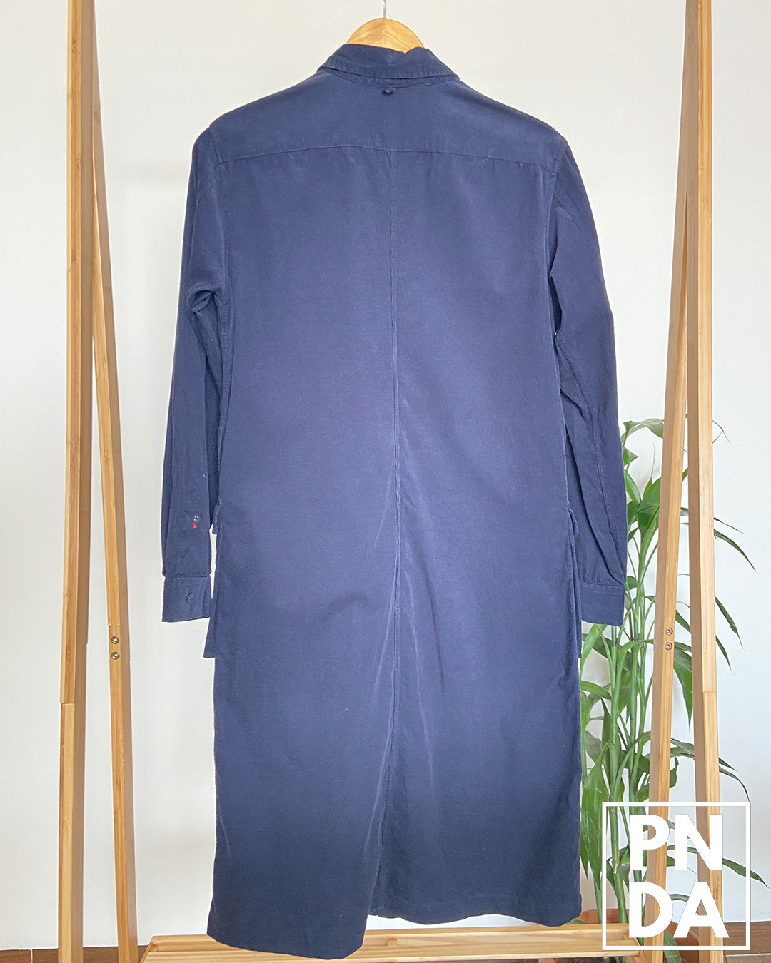 Camisa larga Azul marino Uniqlo