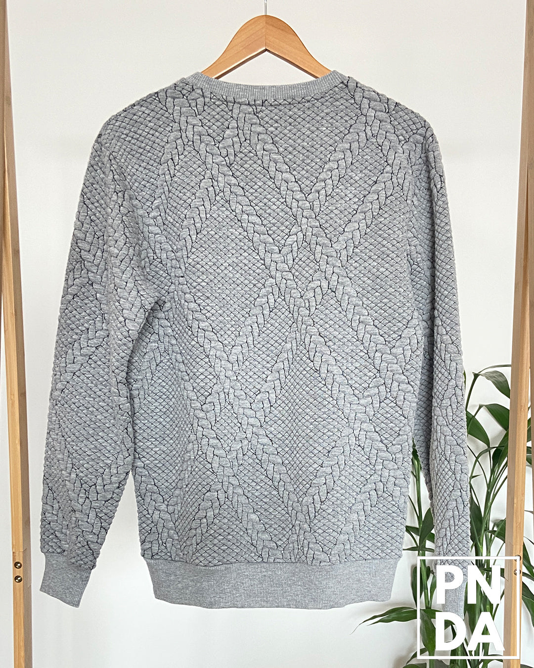 Buzo Gris con detalles (Hombre) Zara