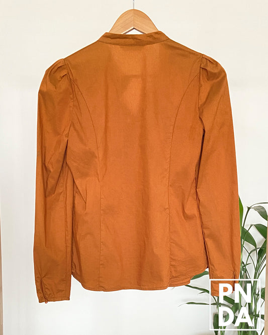 Camisa ladrillo con bolsillos BANILA