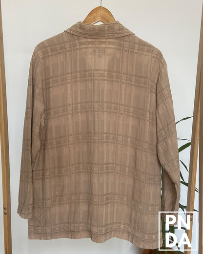 Camisa Check Beige Democracy