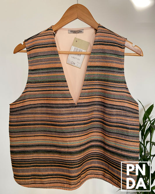 Blusa Boho Multicolor Zara