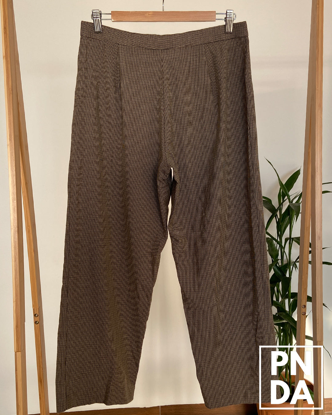 Pantalon Check Café