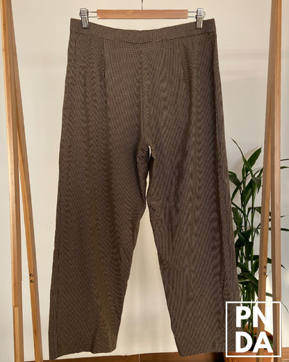 Pantalon Check Café
