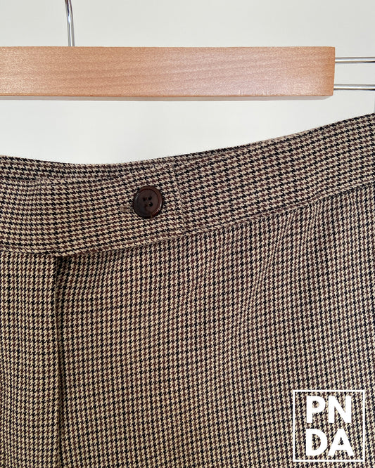 Pantalon Check Café