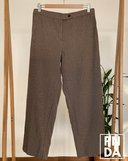 Pantalon Check Café