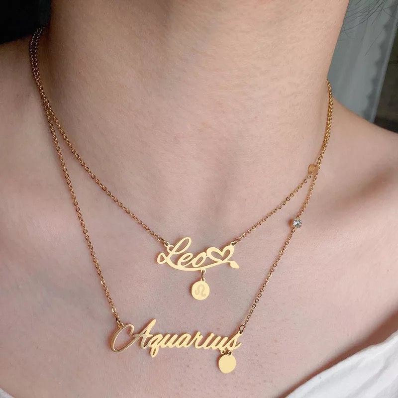 COLLAR HORÓSCOPO LETRAS