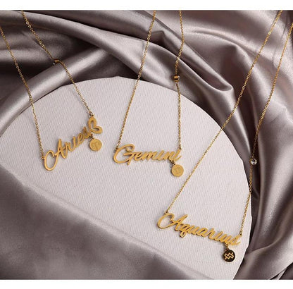 COLLAR HORÓSCOPO LETRAS