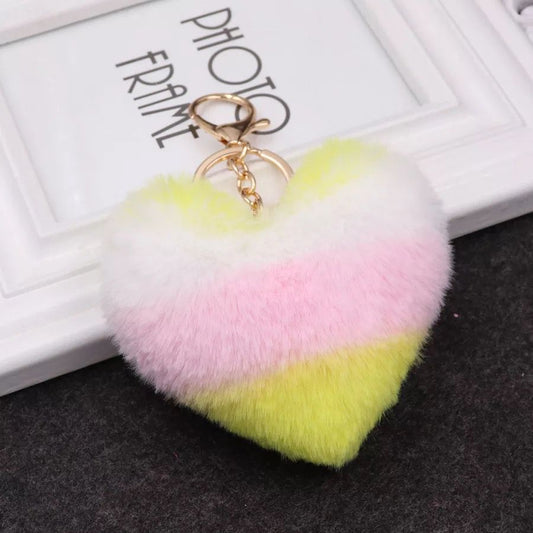 LLAVERO PELUCHE CORAZON