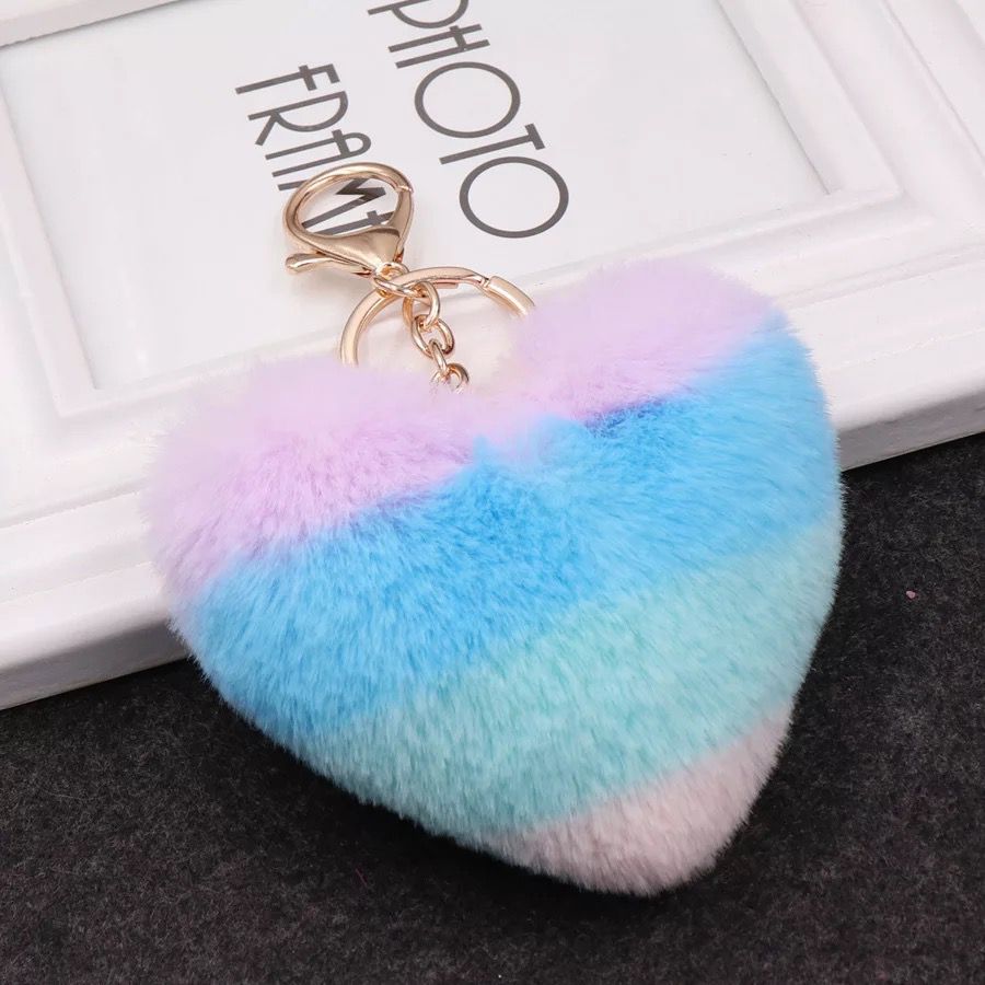 LLAVERO PELUCHE CORAZON
