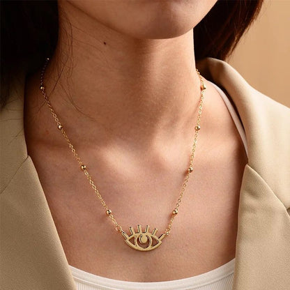 COLLAR LUCKY EYE DORADO