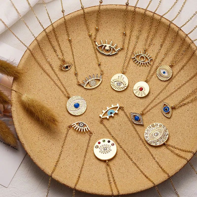 COLLAR LUCKY EYE DORADO