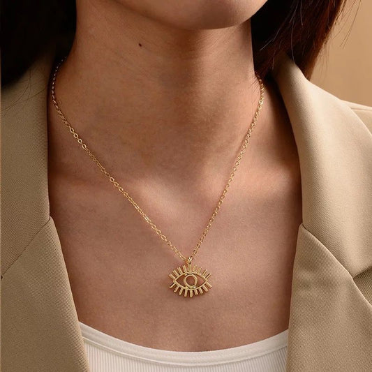 COLLAR LUCKY EYE DORADO