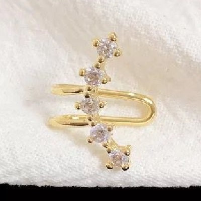 EAR CUFF 5 STAR GOLD