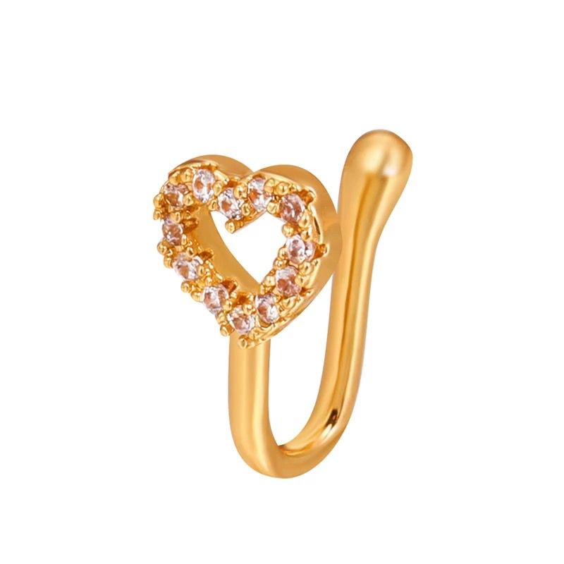 NOSE CUFF GOLD BLING