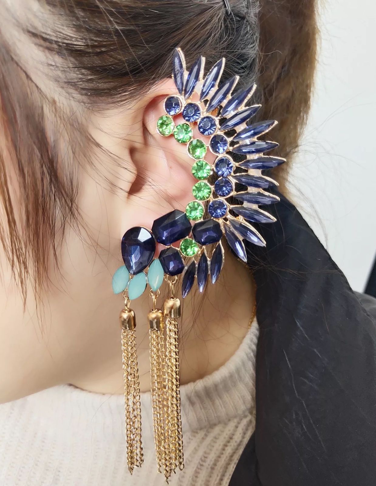 EAR CUFF COLORS GLAM TOP