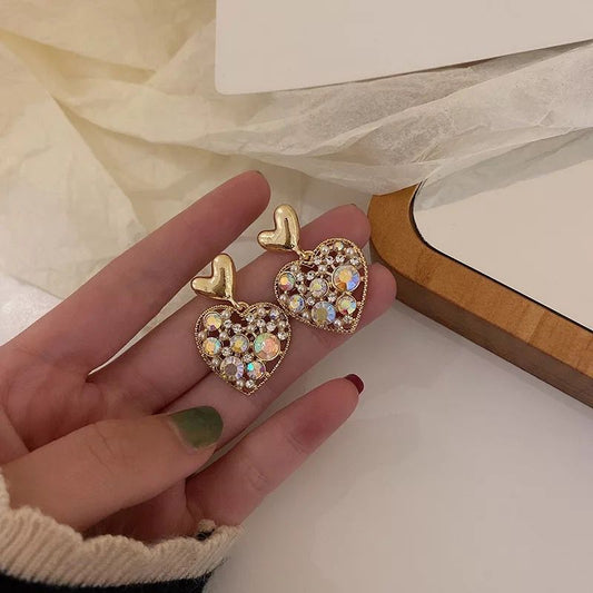 ARETES GLAM HEART BLING