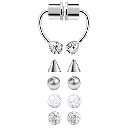 NOSE CUFF TRENDY 5 PARES DE PIEZAS