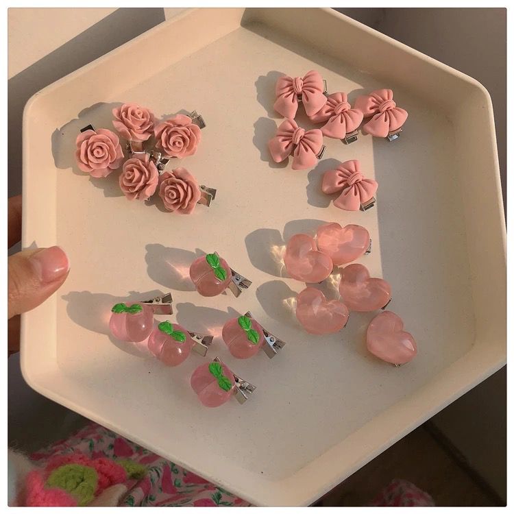 HAIRPIN COLOR PEACH 5pcs.