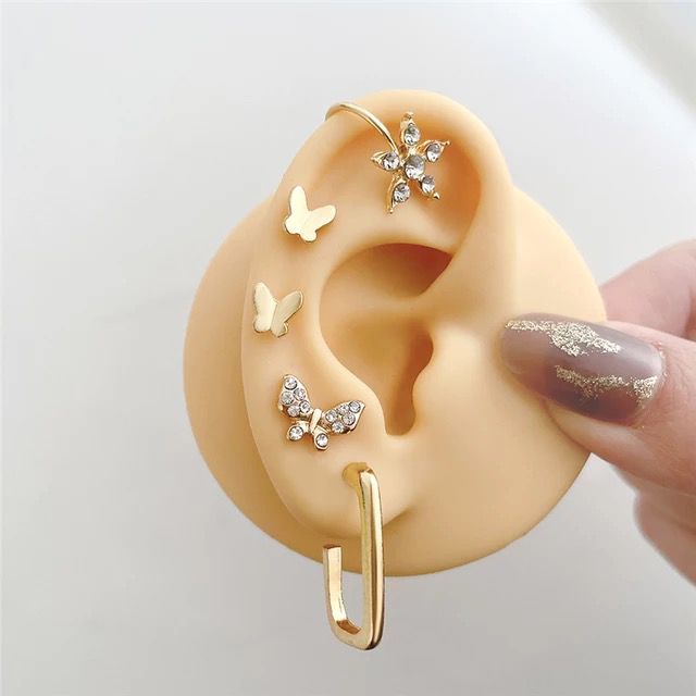 SET BUTTERFLY GOLD 5 PCS.