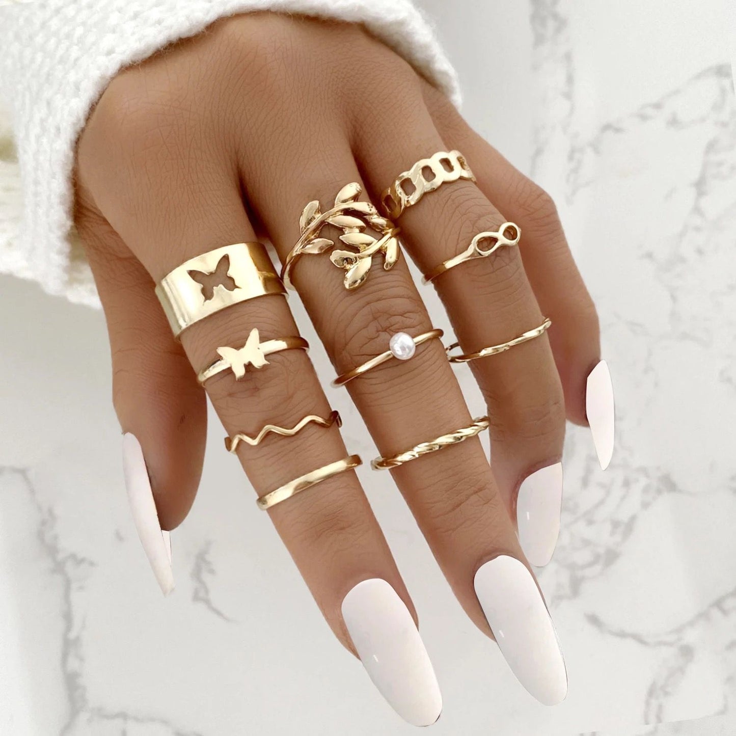 SET ANILLOS SOHO MARIPOSA