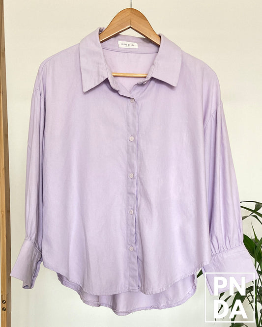 Camisa lila Story Prada