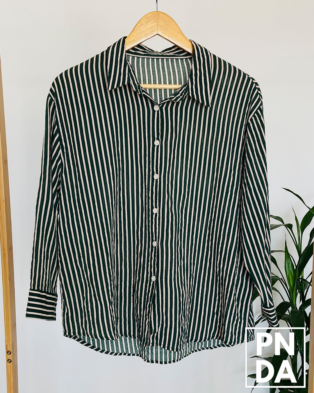 Camisa rayas verde EVA