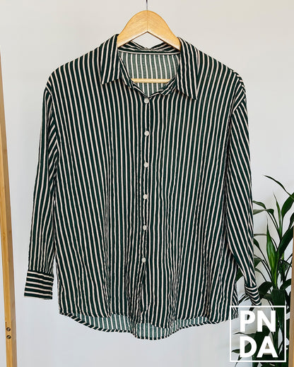Camisa rayas verde EVA