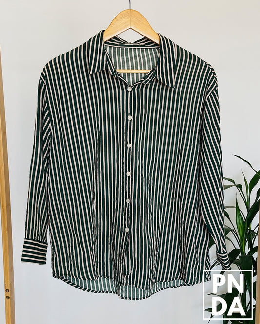 Camisa rayas verde EVA