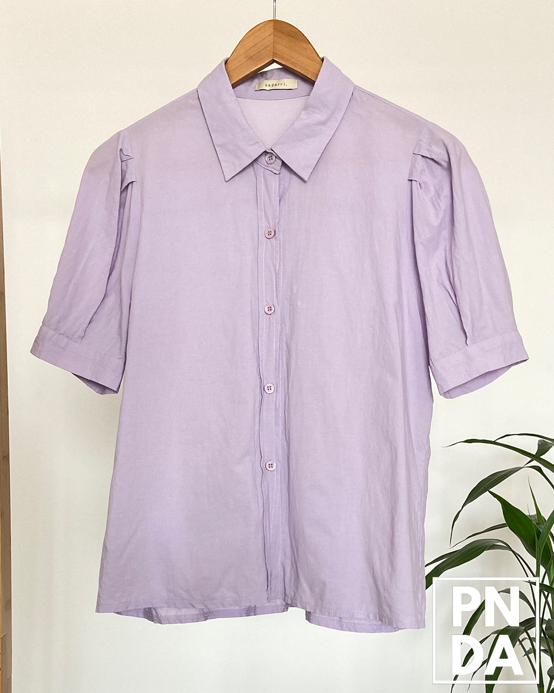 Camisa mangacorta morado UNDERVI