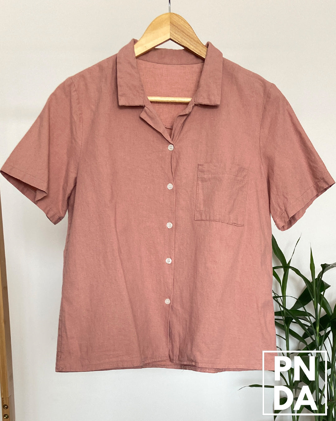 Camisa mangacorta palo de rosa SM