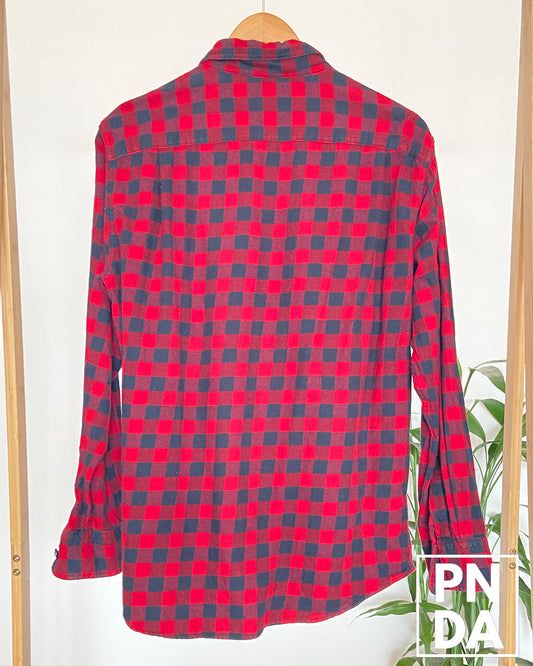 Camisa Rojo y Negro (Hombre) Uniqlo