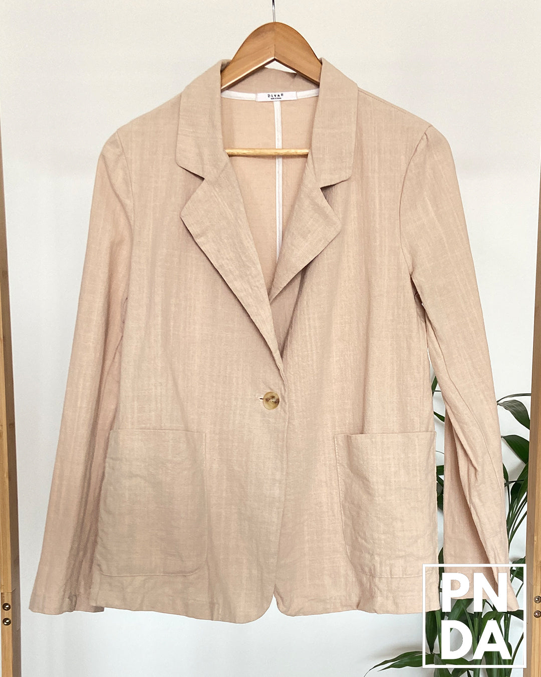 Blazer color crema Diva