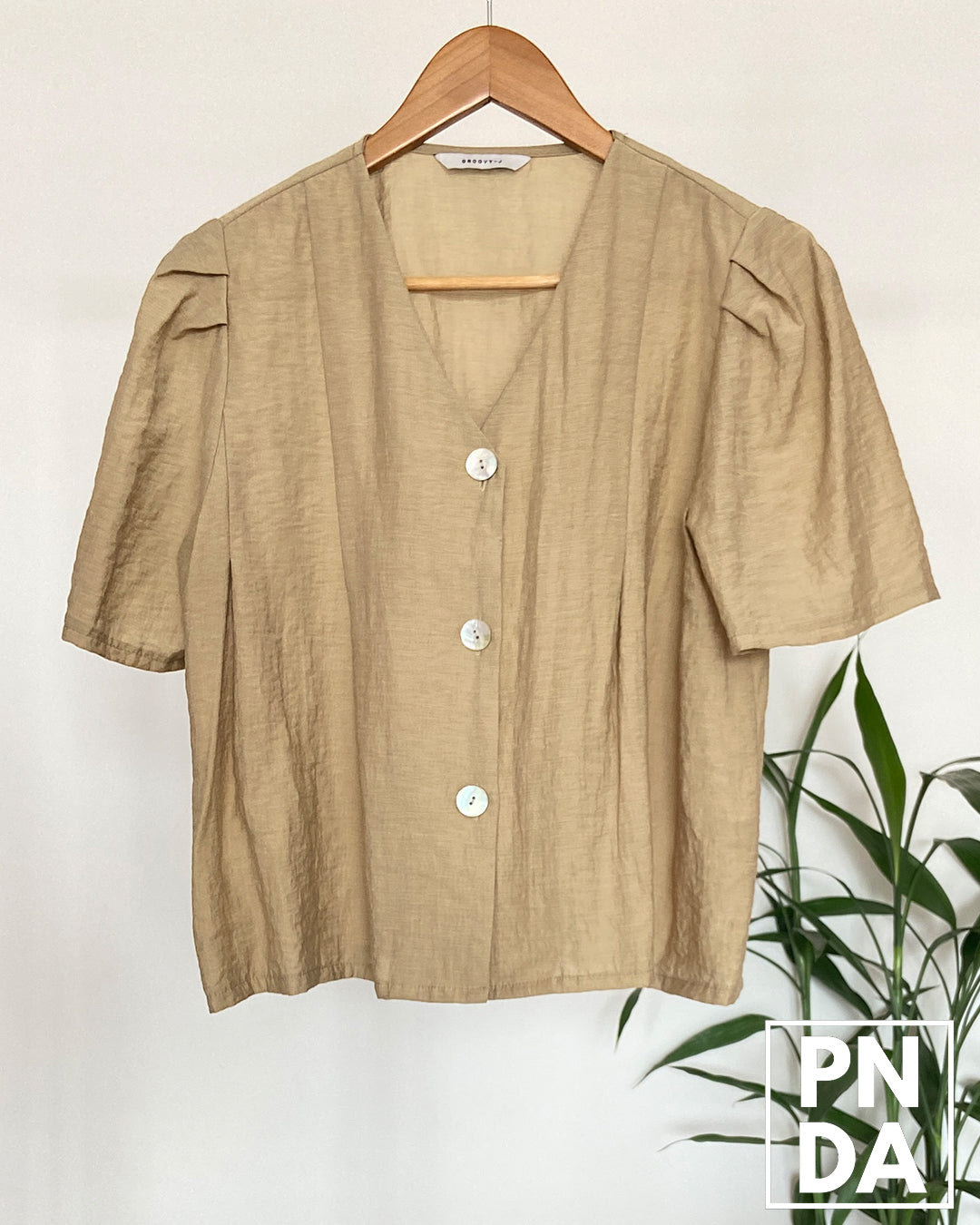 Camisa beige GroovyJ