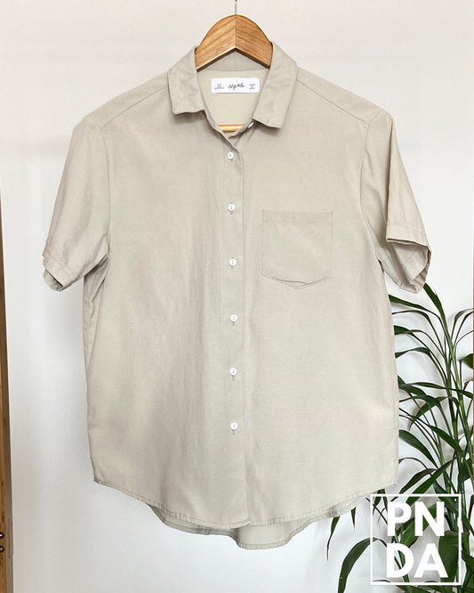 Camisa Manga corta Verde agua 66Girls