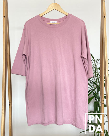 Camiseta Rosa oversize Hello Jini