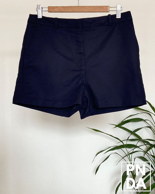 Short Azul de tela Zara