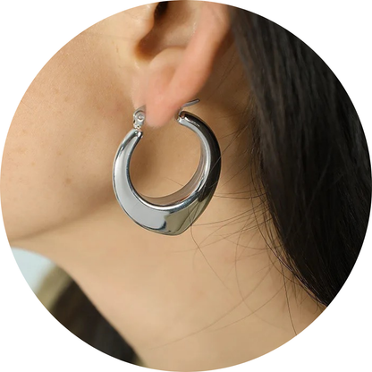 Aretes Natural Plata