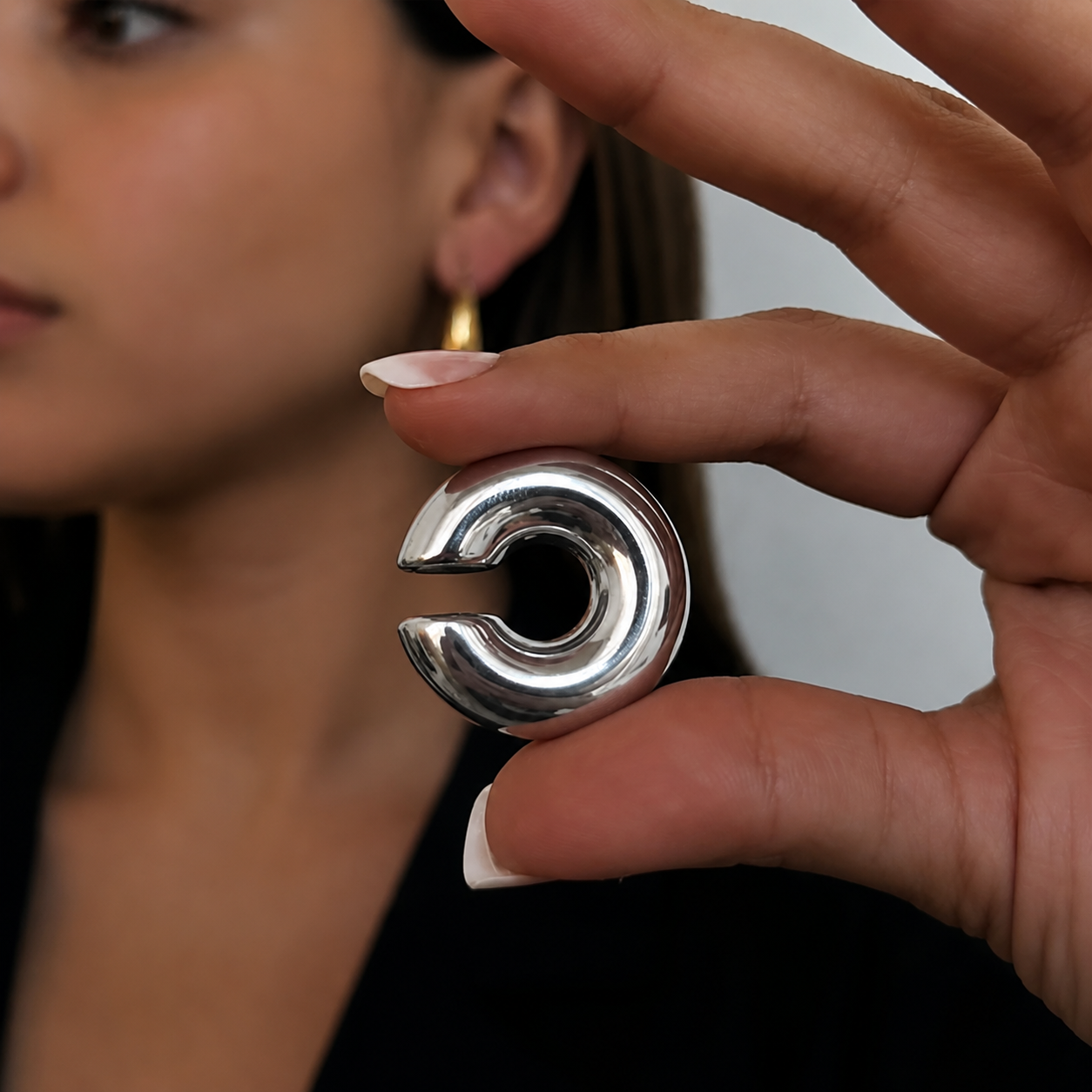 Ear Cuff Noa silver