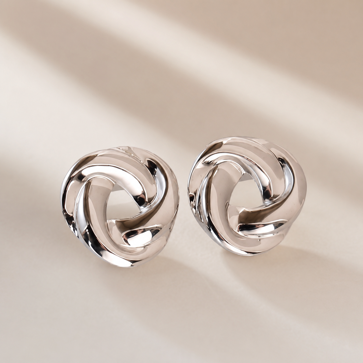 Aretes Nudo Silver