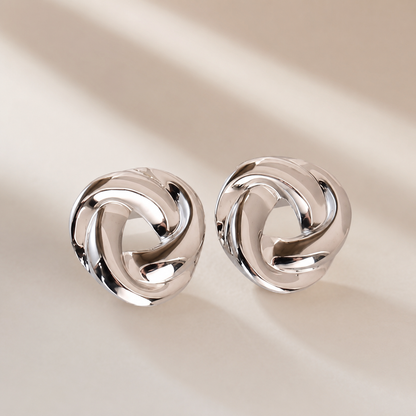 Aretes Nudo Silver