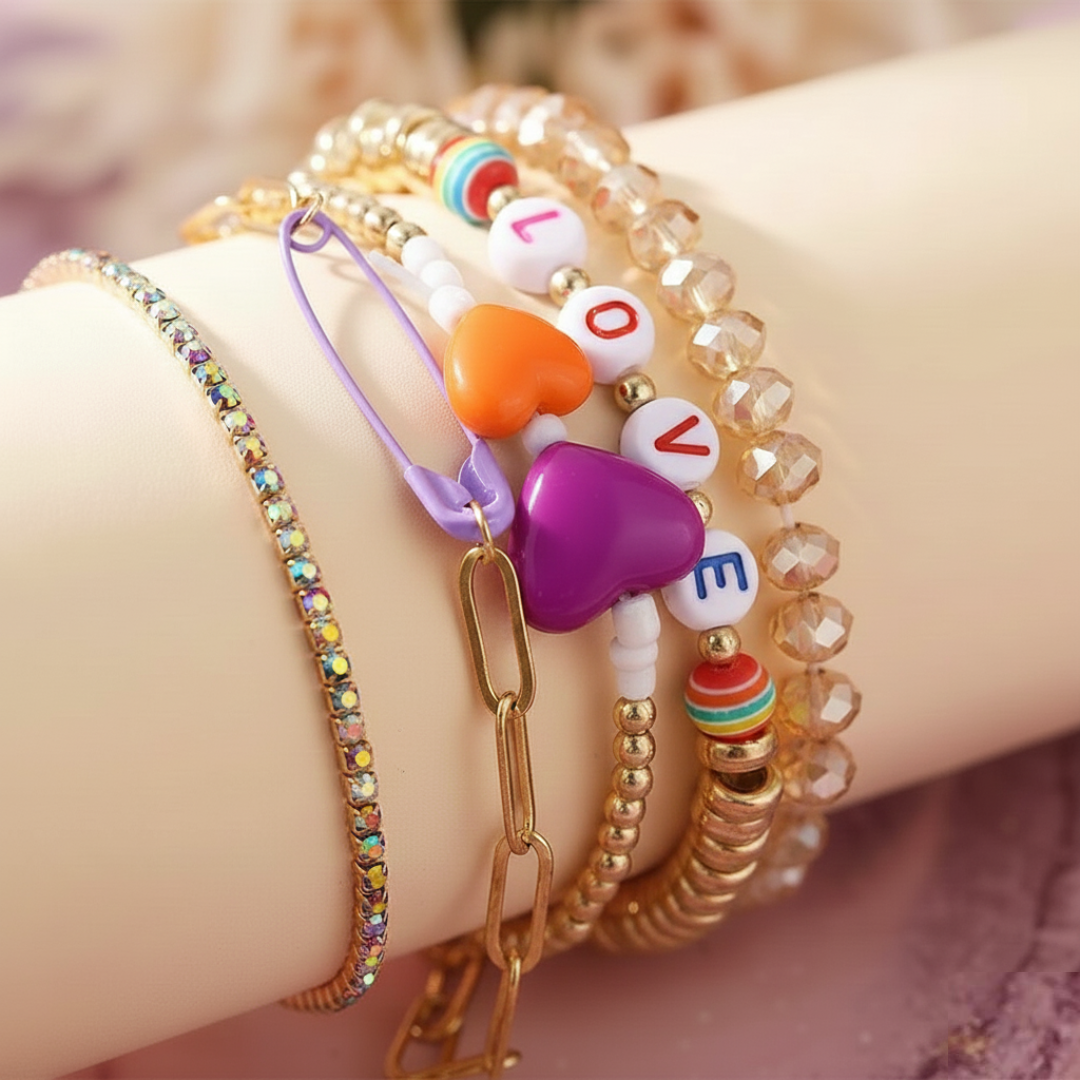 SET MANILLAS POP LOVE