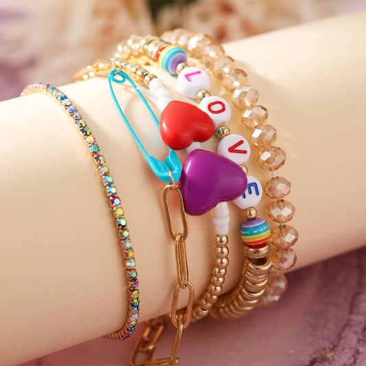 SET MANILLAS POP LOVE