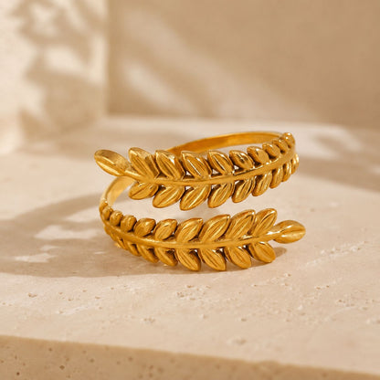Anillo Trendy Hojitas